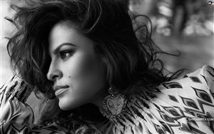 Eva Mendes looks mesmerising in a monochrome shot